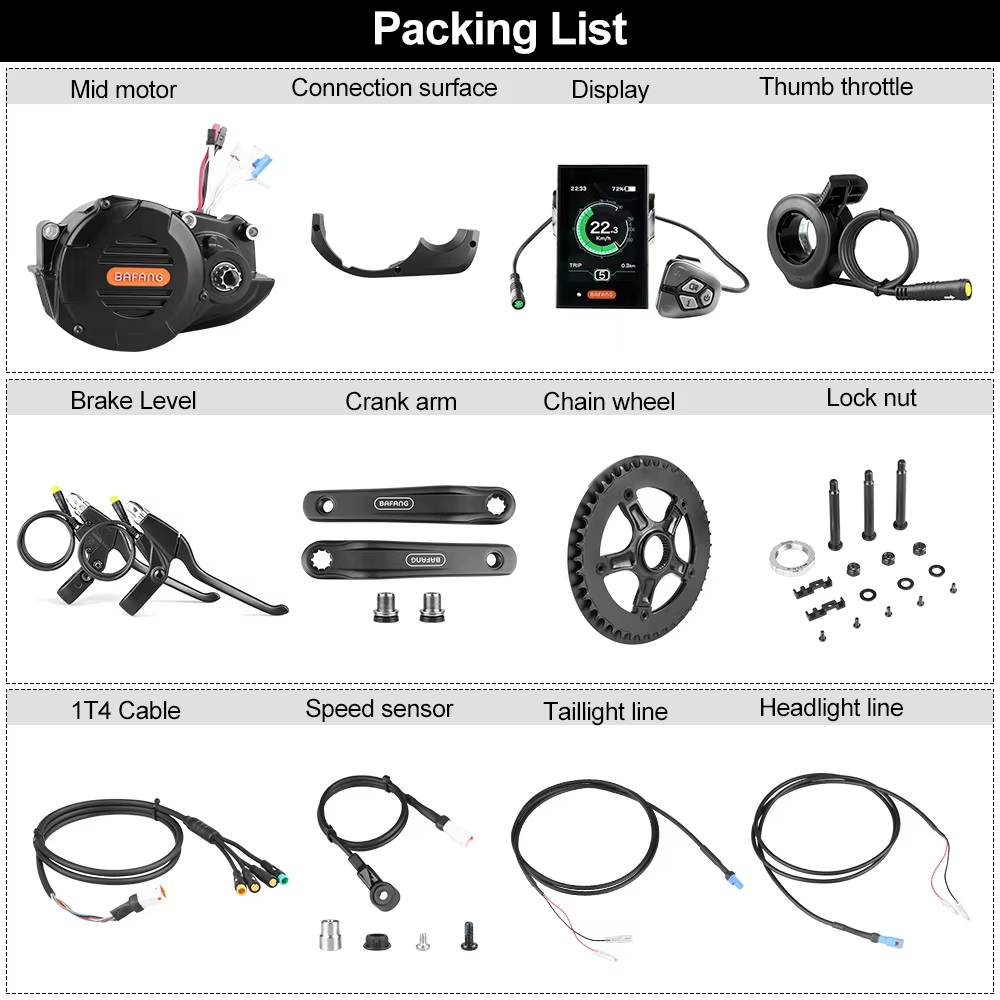 Bafang M620 G510 48V 52V 1000W - Mid Drive Motor Kit 52V 1000W のレビューと価格