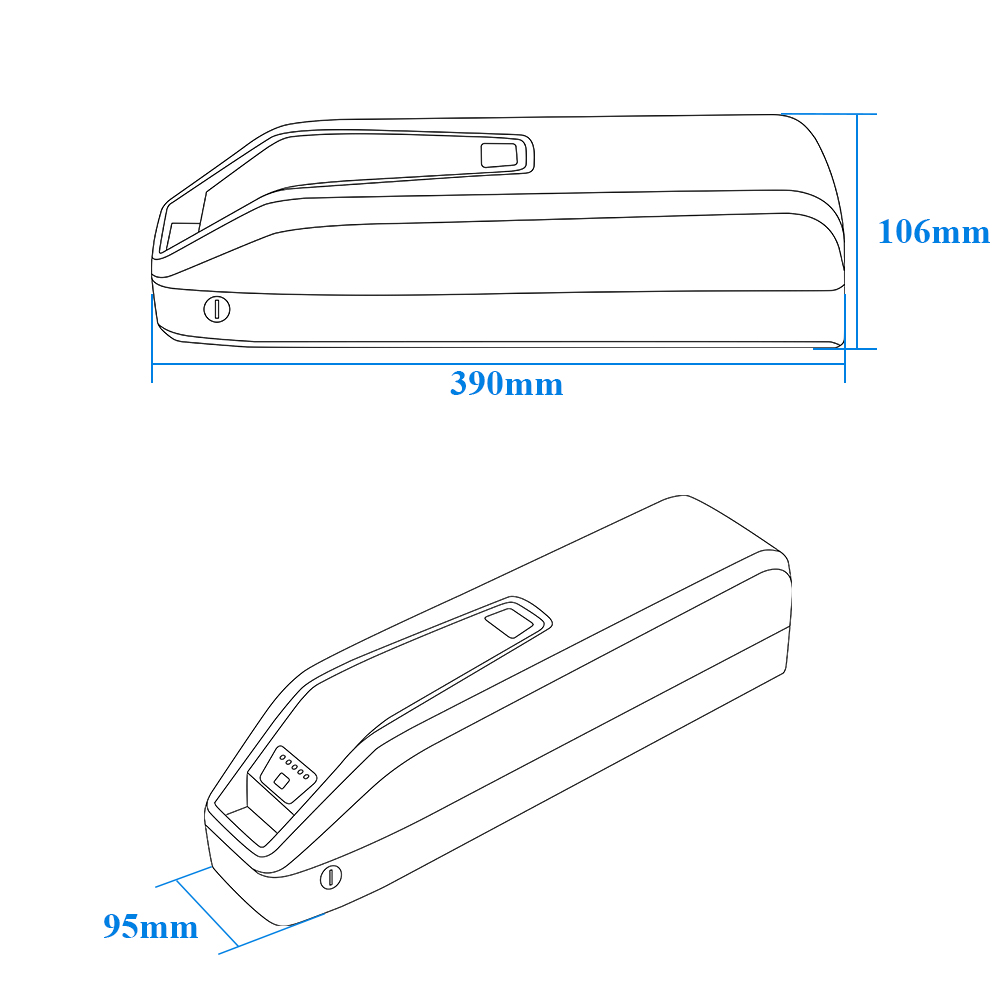 新型S20 Pro 48V 13Ah/20Ah Hailon - Ebike Battery 48V 20Ah Hailong のレビューと価格