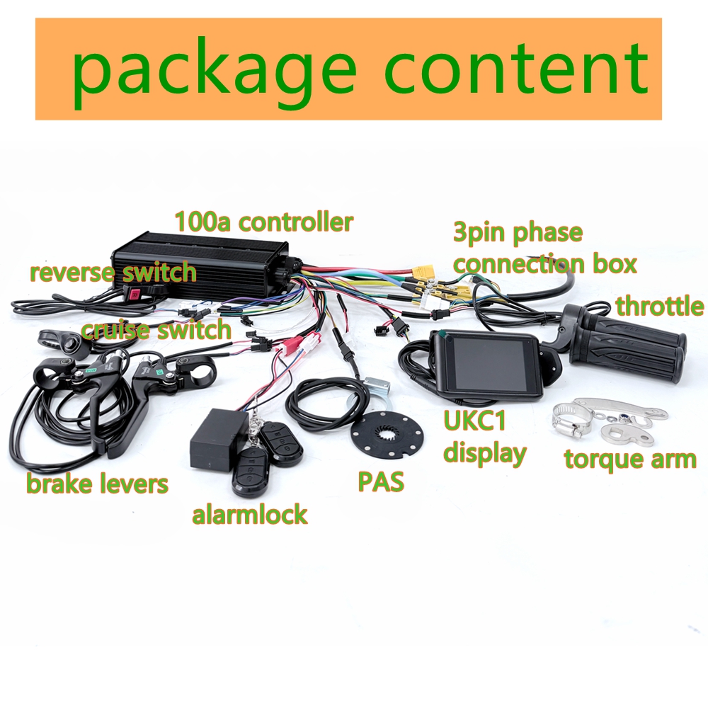NBpower 170/190mmドロップアウト 48-72 - 72V 5000W Hub Motor Kit のレビューと価格
