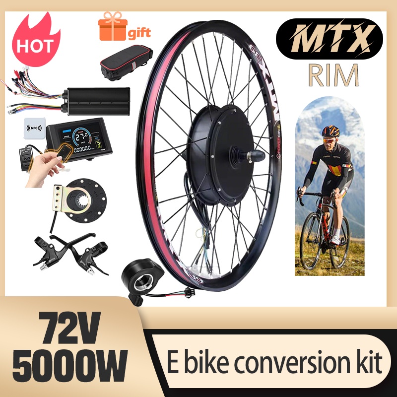 MTX39 Eバイク変換キット 72V 5000W リアドロ - Ebike Conversion Kit 72V 3000W のレビューと価格
