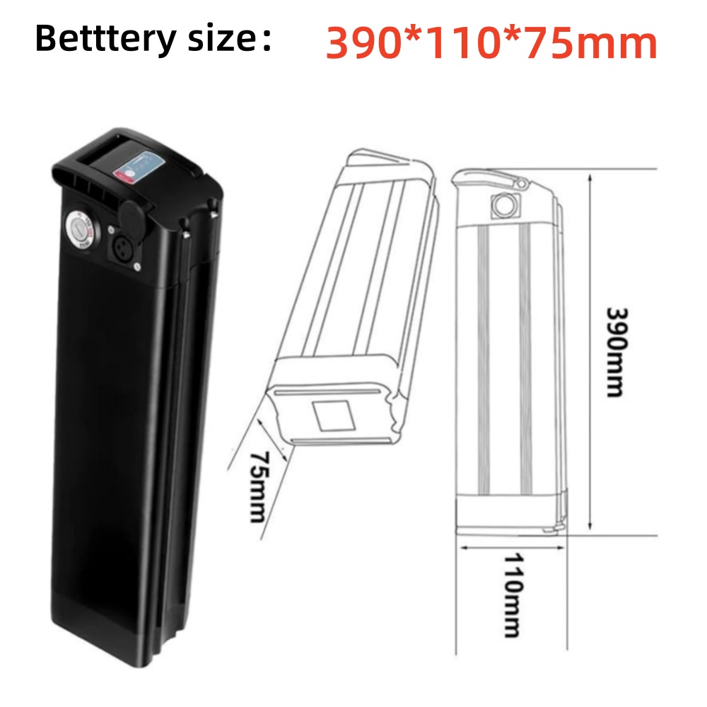 36V/48V 15Ah 20Ah バッテリー 18650  - Ebike Battery 48V 20Ah Hailong のレビューと価格